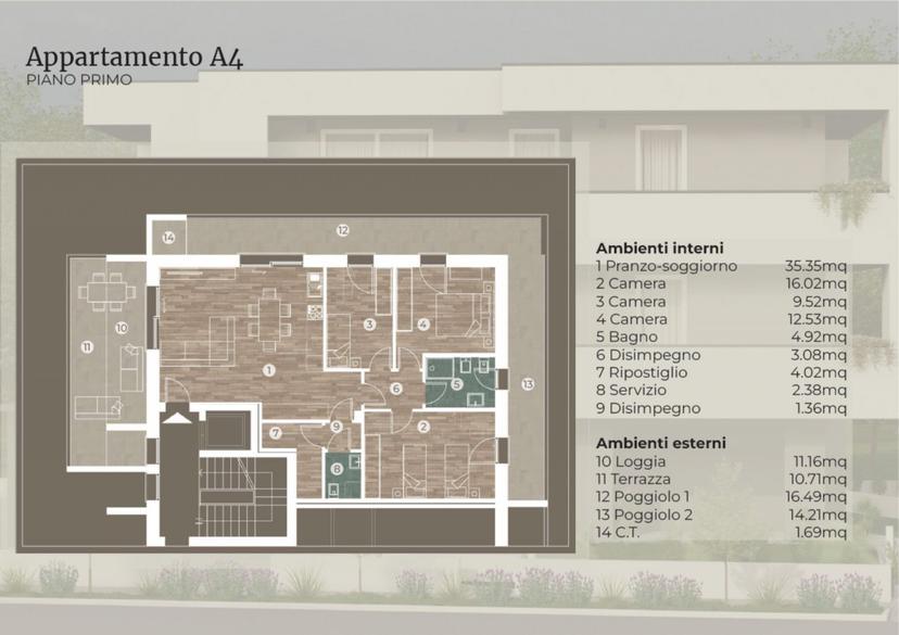 Quadrilocale, Casalserugo — foto 3 di 5