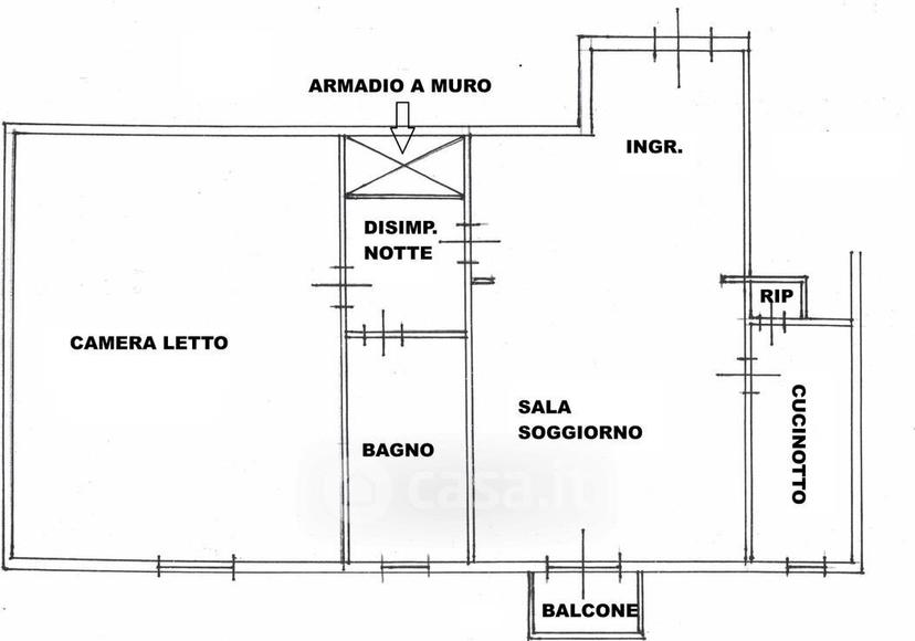 Bilocale in Via Sigismondo Caula, Modena
