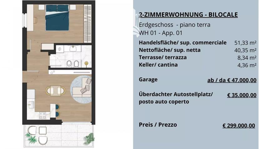 Bilocale in Piazza Giacomo Matteotti, Bolzano — foto 4 di 5