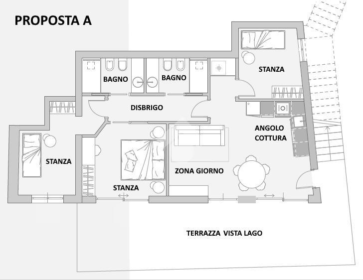 Quadrilocale in Via Nazionale 34, Molveno — foto 3 di 5