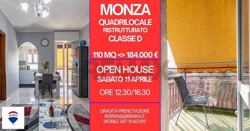 Quadrilocale in Via San Rocco 34, Monza — foto 5 di 5
