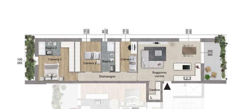 Quadrilocale in Via della Costituzione , Calderara di Reno — foto 5 di 5