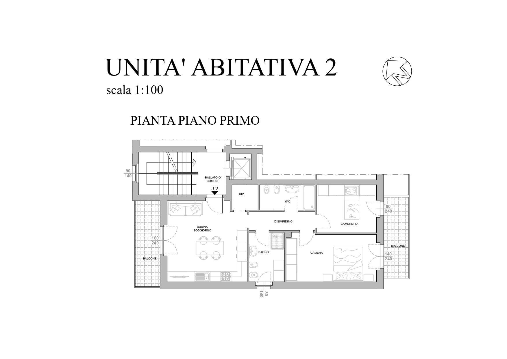 Trilocale in Quartiere Risorgimento, Civitanova Marche
