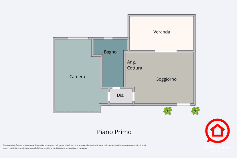 Bilocale in Via C. Barducci 210, Cesena