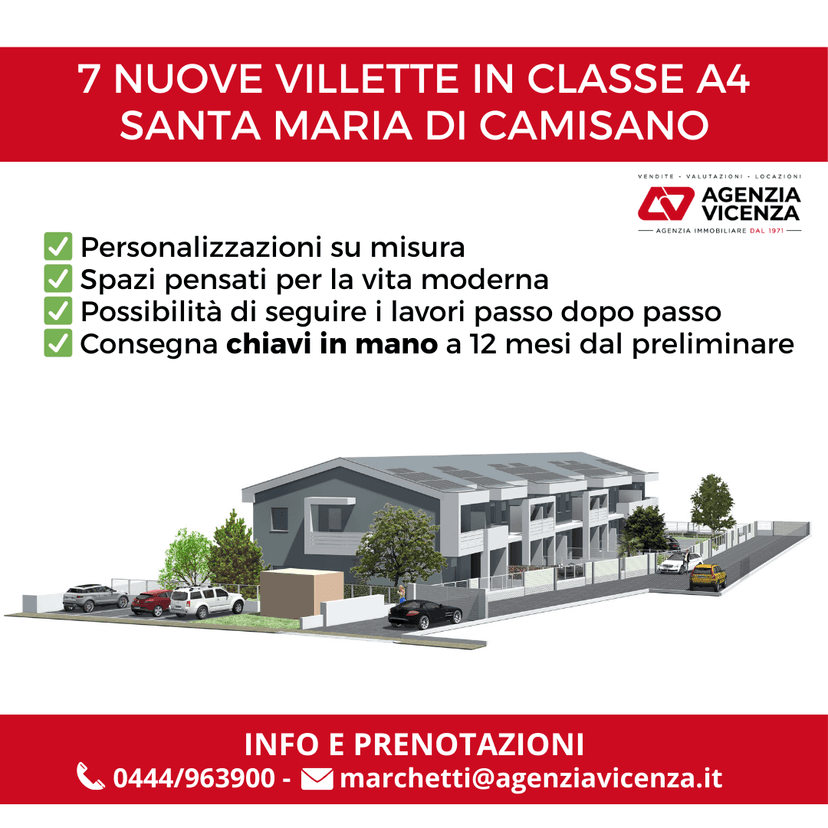 Villa a schiera in Via Rasega, Camisano Vicentino — foto 2 di 5