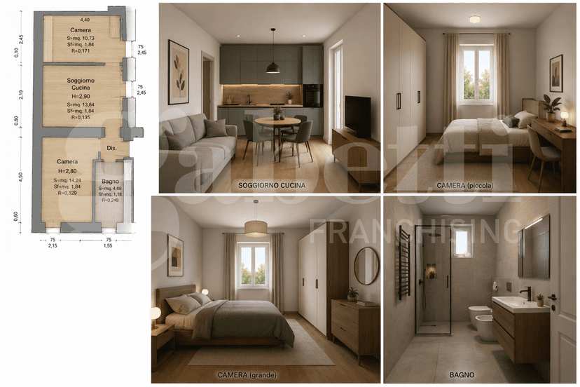 Trilocale in Via Genova  53, Rivergaro — foto 2 di 2