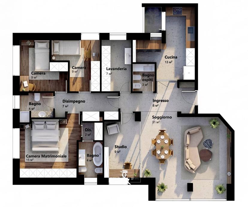 Appartamento in Via Spreafico 10, Monza — foto 5 di 5