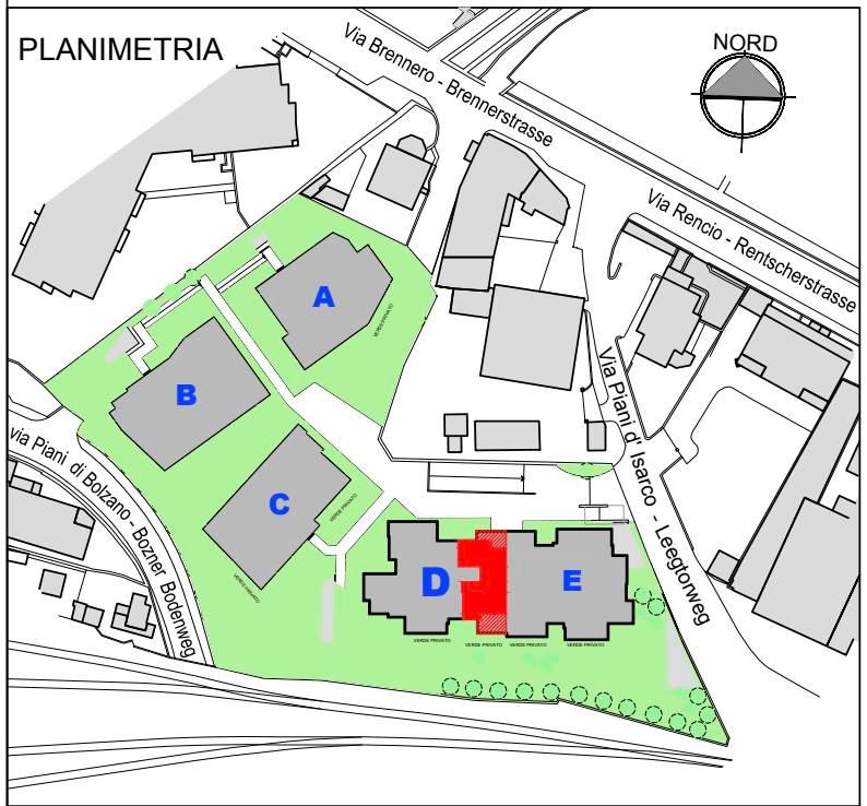 Trilocale in Via Piani d'Isarco, Bolzano