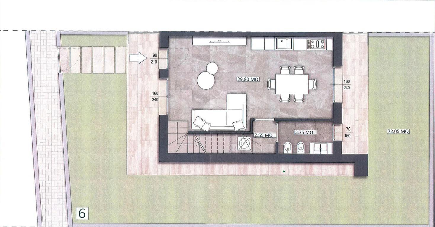 Villa a schiera in Via Posteghe 1, Manerba del Garda