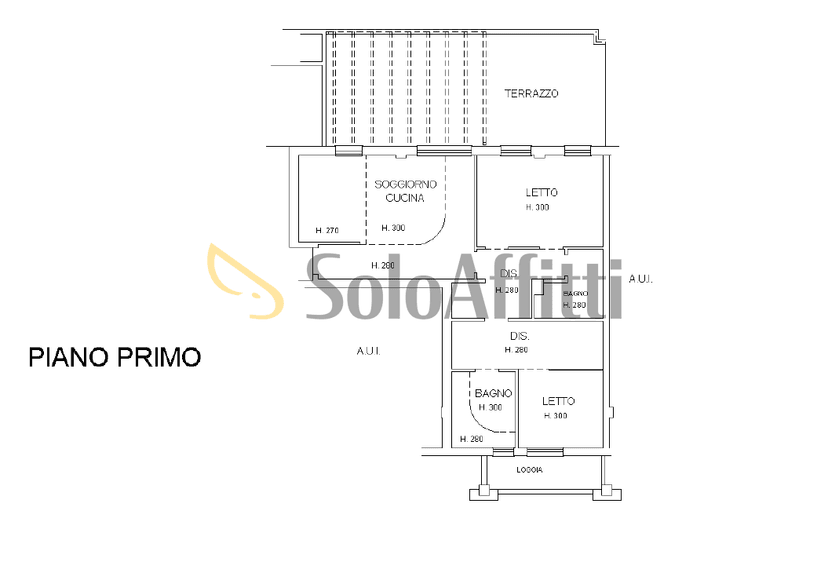 Attico in Piazza Monte Grappa 000, Forlì — foto 3 di 5