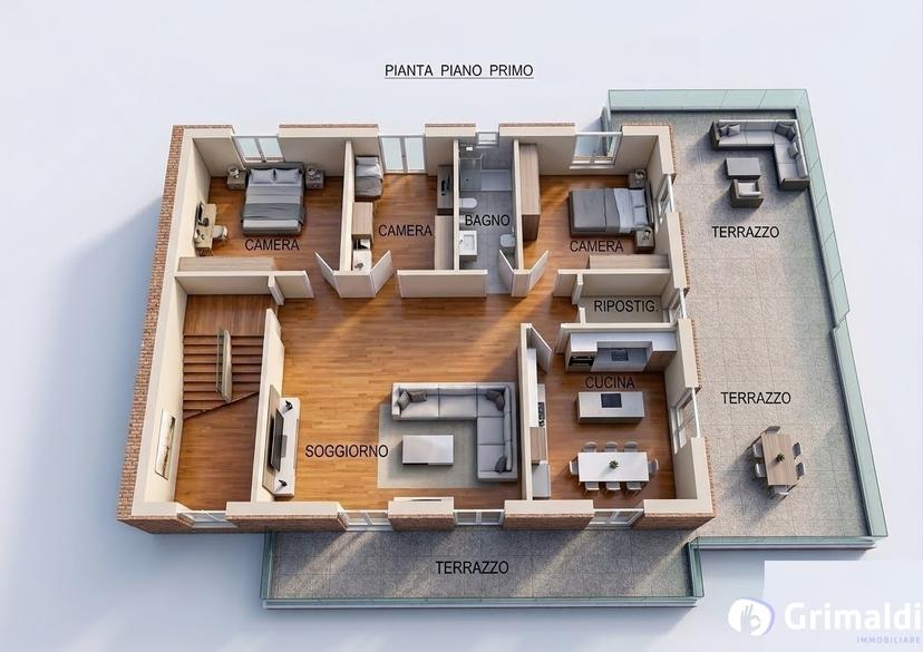 Villa a schiera in Via San Giorgio 13, Tricerro — foto 5 di 5