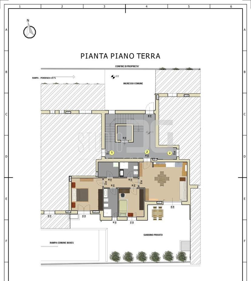 Trilocale in Via Piave 23, Limbiate