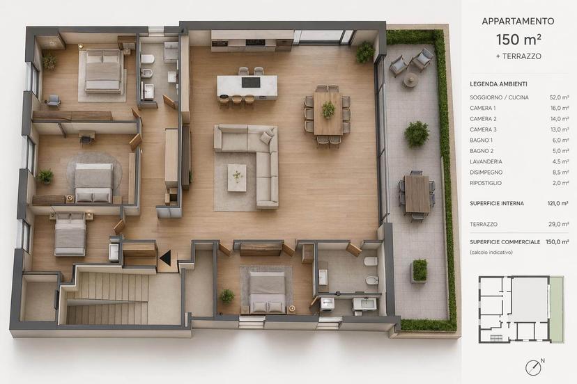 Appartamento, Vibo Valentia — foto 4 di 5