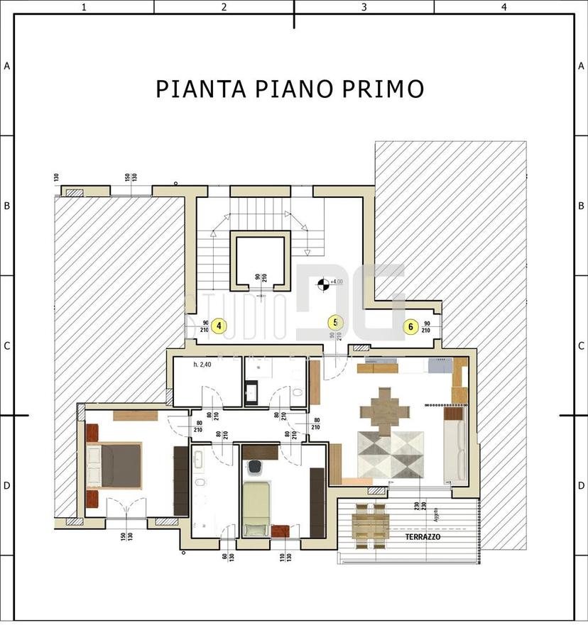 Trilocale in Via Piave 23, Limbiate — foto 3 di 4
