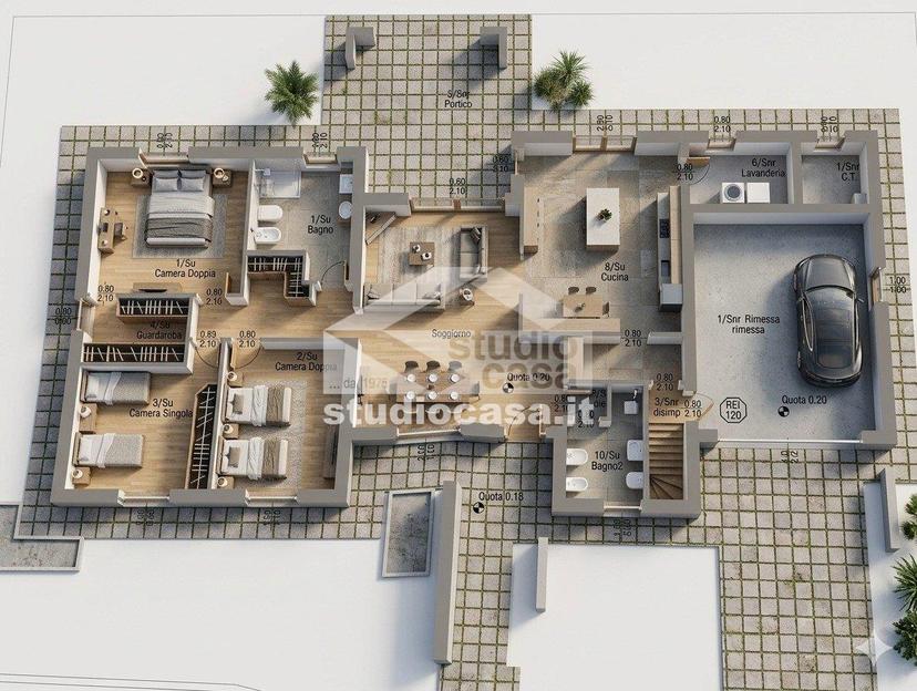 Villa in Via Giovanni Maestri, Valera Fratta — foto 3 di 5
