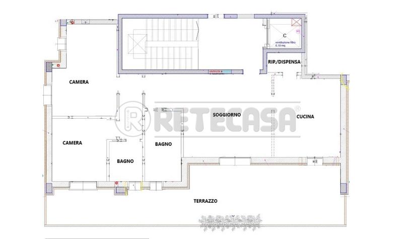 Attico in Viale Mercato Nuovoia Mercato Nuovo, Vicenza — foto 3 di 5