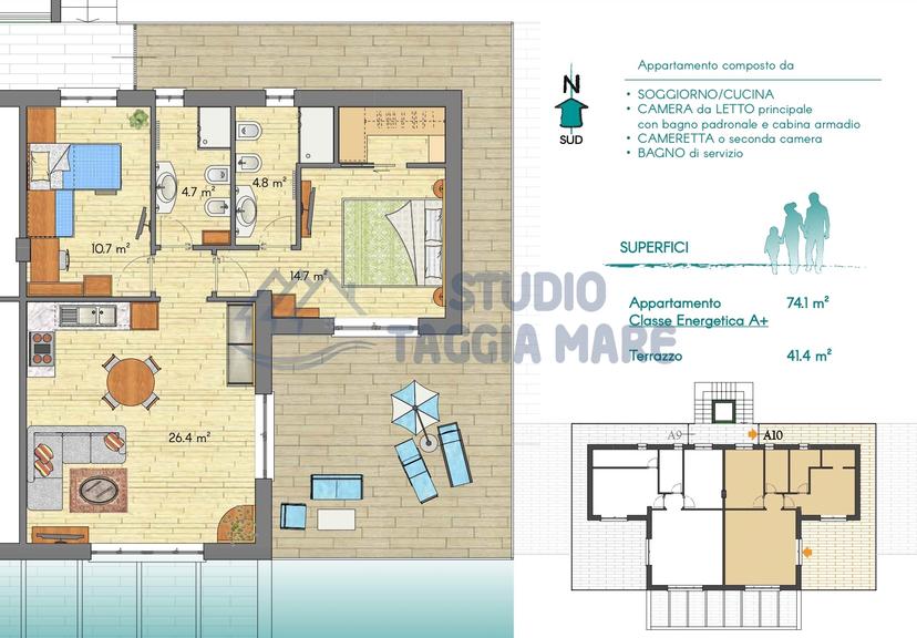 Attico in Via Vigne, Riva Ligure — foto 2 di 3