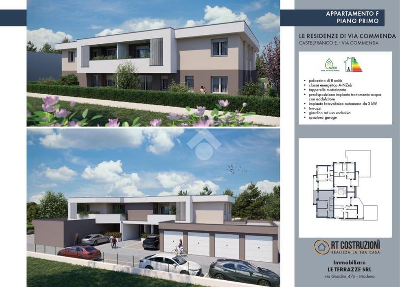 Trilocale in Via Commenda 77, Castelfranco Emilia — foto 5 di 5