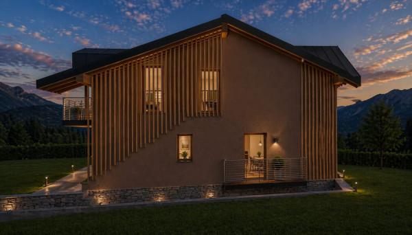 Villa bifamiliare in Frazione Taxel, Gressan