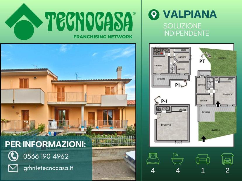 Villa a schiera in Via del Cancellone 1, Massa Marittima — foto 4 di 5