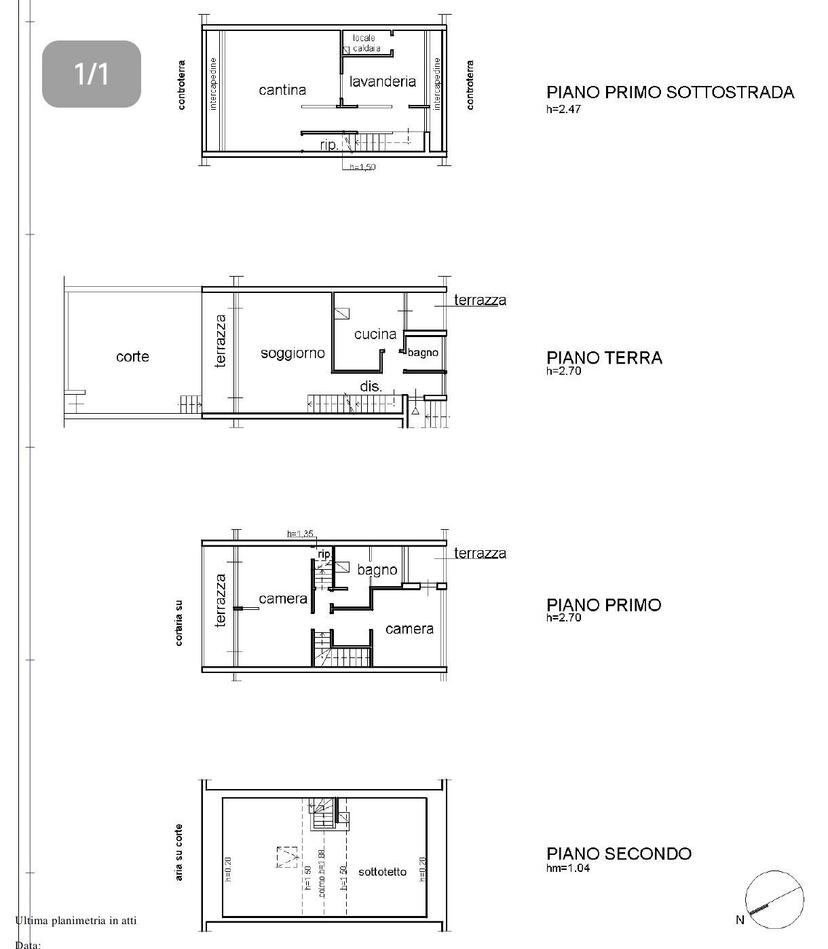 Villa a schiera, Luni