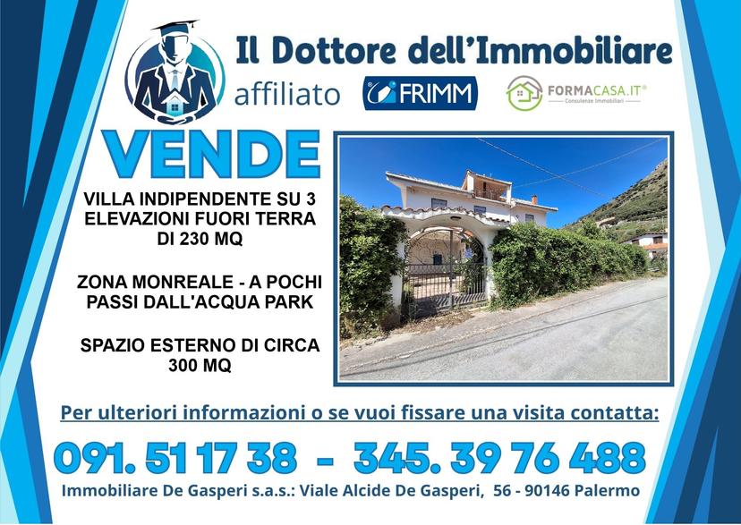 Casa indipendente in Via Esterna Sant'Elia 9, Monreale — foto 5 di 5