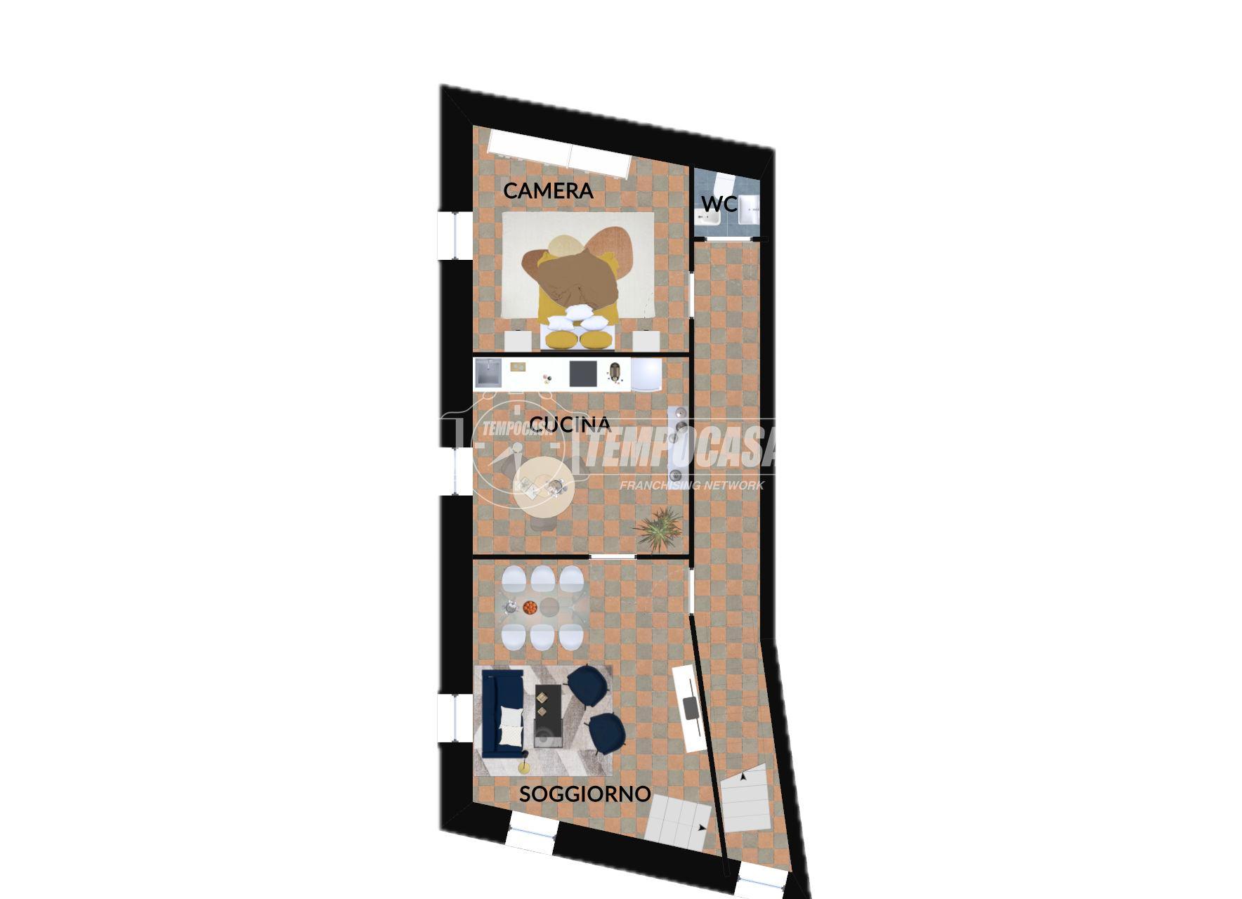 Casa indipendente in Via Visconti d'Oleggio 39, Fermo