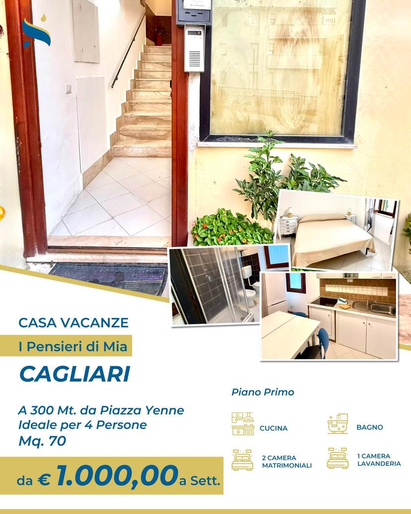 Trilocale in Via Mameli, Cagliari