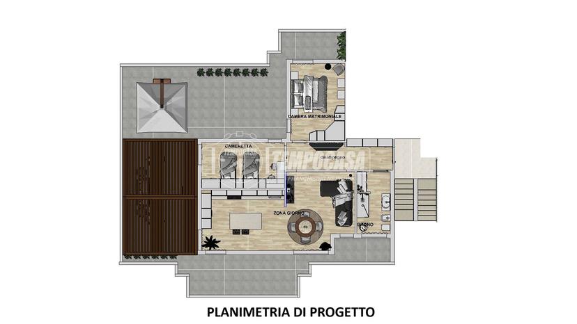 Trilocale in Via Vittorio Veneto 2/a, Porto San Giorgio — foto 3 di 5