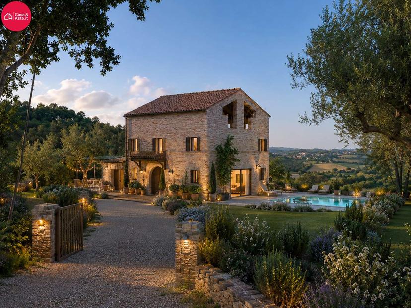 Villa unifamiliare in Via San Martino Snc, Monte Giberto — foto 4 di 5