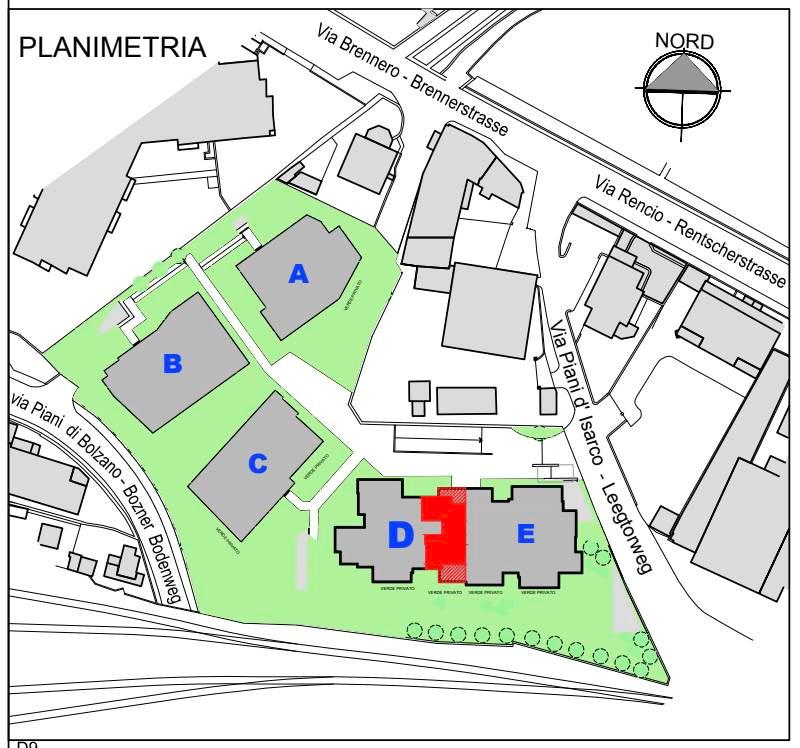Trilocale in Via Piani d'Isarco, Bolzano