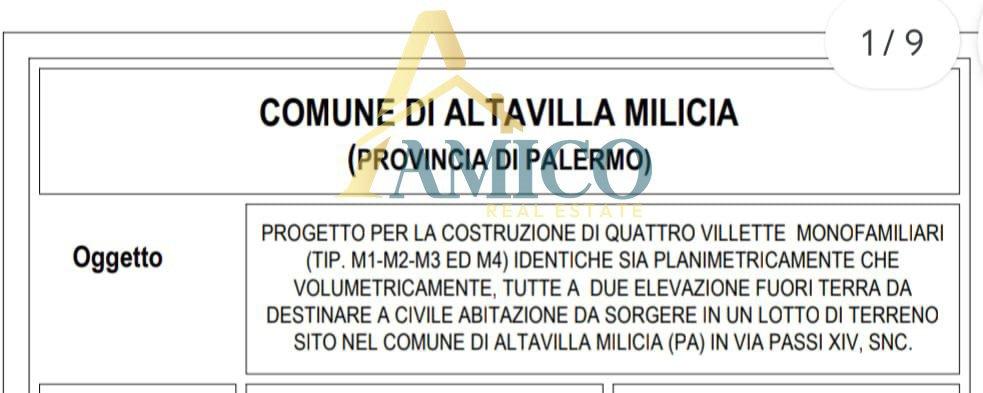 Villa in Via Passi XIV Snc, Altavilla Milicia
