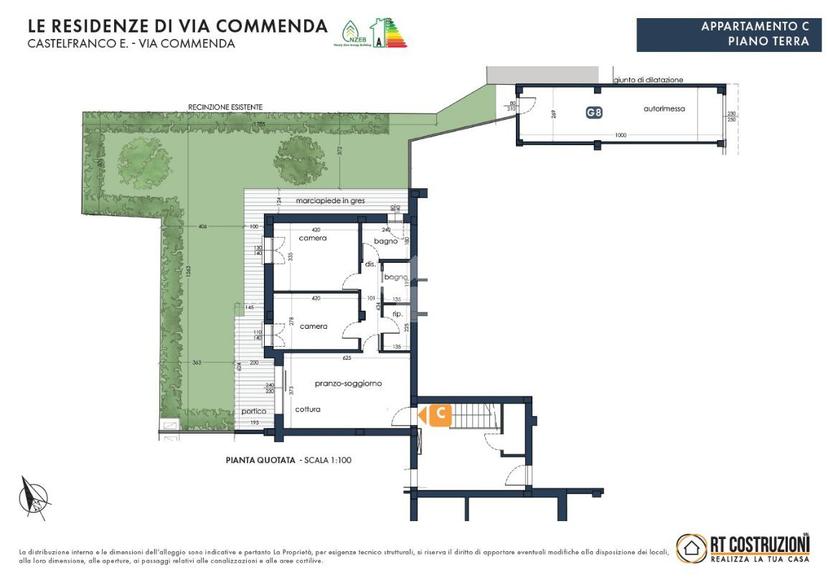 Trilocale in Via Commenda 77, Castelfranco Emilia — foto 3 di 5