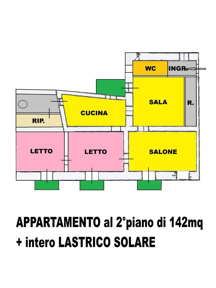 Quadrilocale in Vicolo II di Via Domenico De Anellis 1, Andria — foto 5 di 5