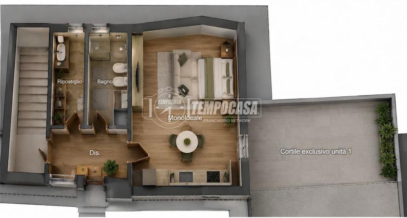 Monolocale in Via Collino 5, San Francesco al Campo — foto 3 di 5
