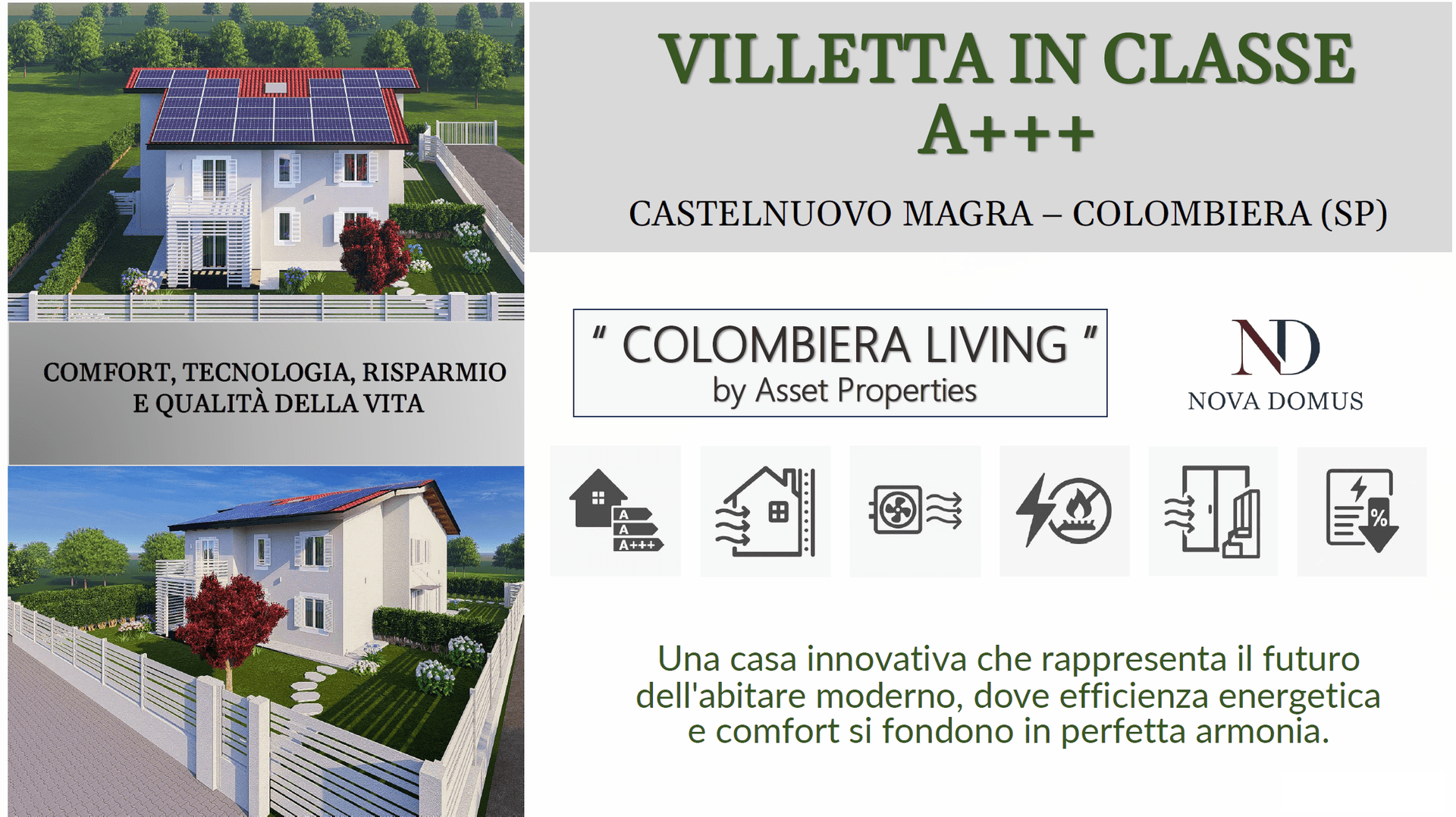 Villa a schiera in Via Bologna 17, Castelnuovo Magra