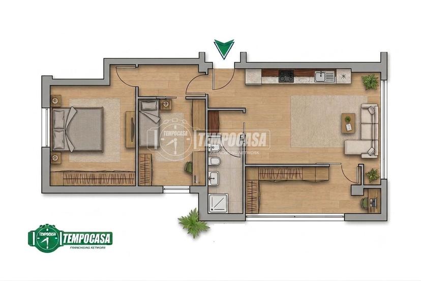 Trilocale in Via Marina, Montemarciano — foto 3 di 5