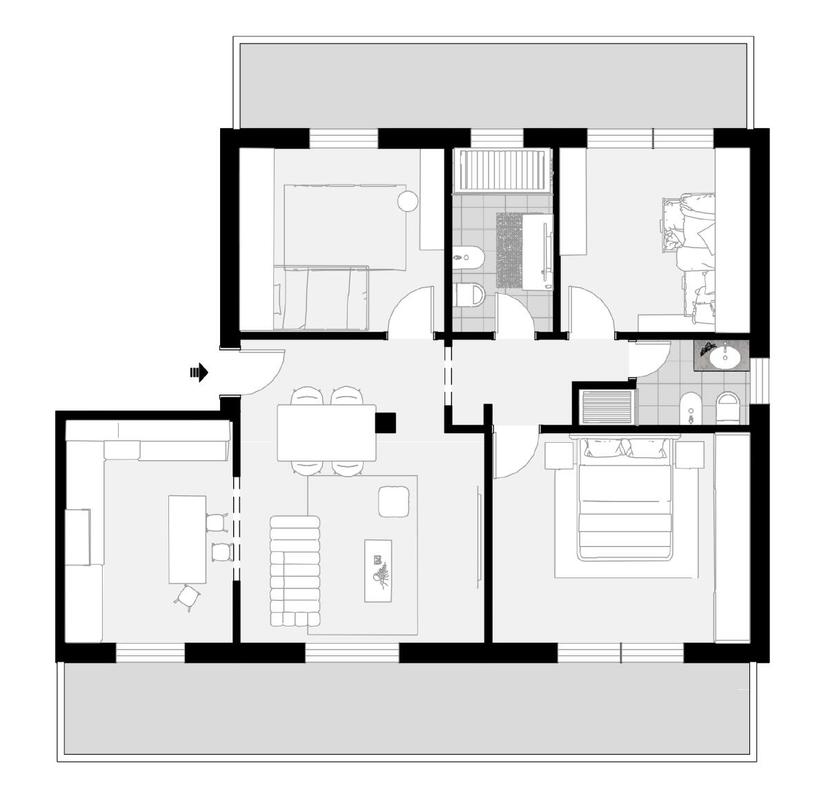 Appartamento in Via Palmiro Togliatti 14, Galliera — foto 5 di 5