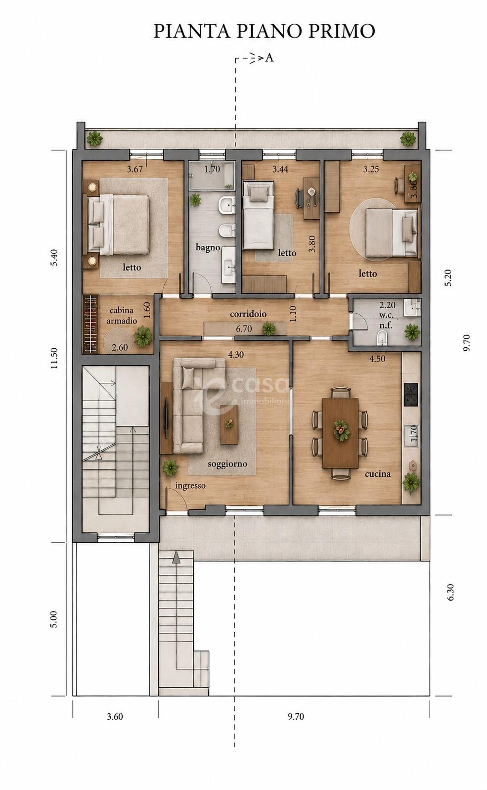 Villa a schiera in Via Rocco Pignataro, Noicattaro