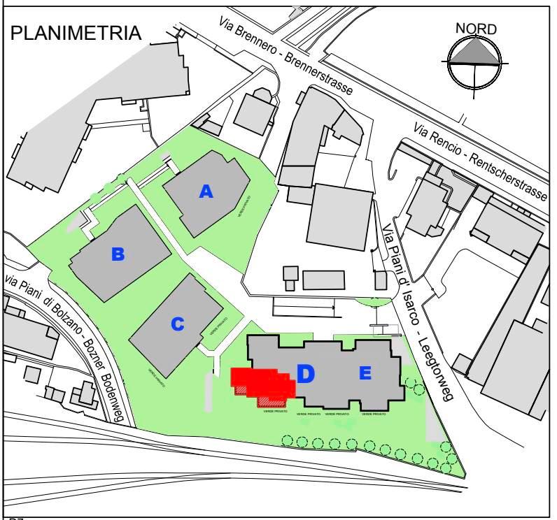 Quadrilocale in Via Piani d'Isarco, Bolzano