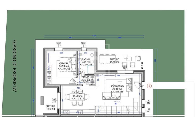 Villa in Via delle Valli, Muscoline — foto 5 di 5