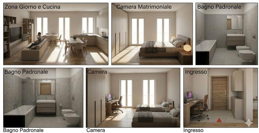 Appartamento, Vercurago — foto 3 di 5