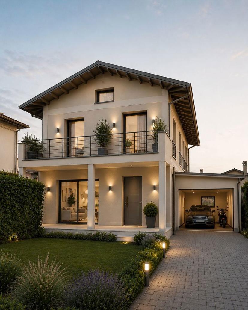 Villa bifamiliare in Sandro Pertini  Snc, Santa Cristina e Bissone — foto 3 di 3