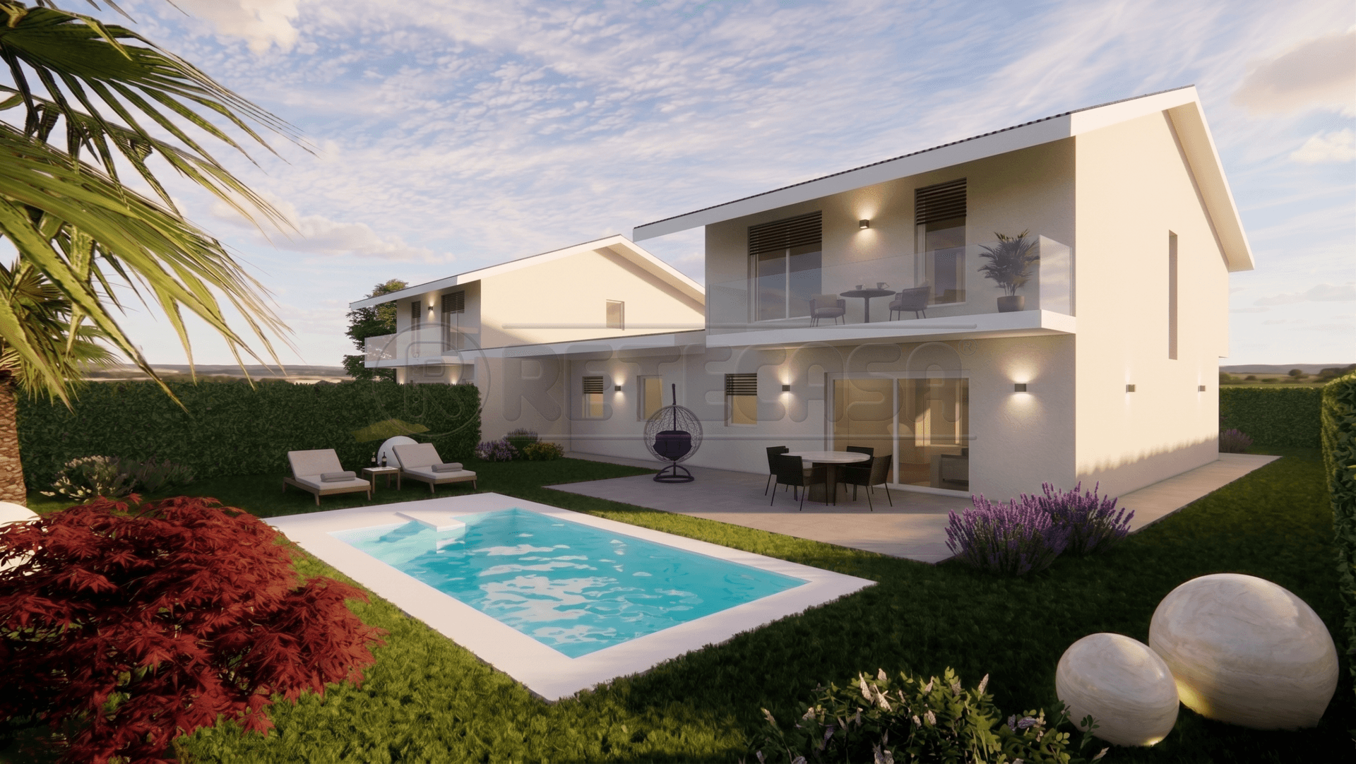 Villa a schiera, Caldogno