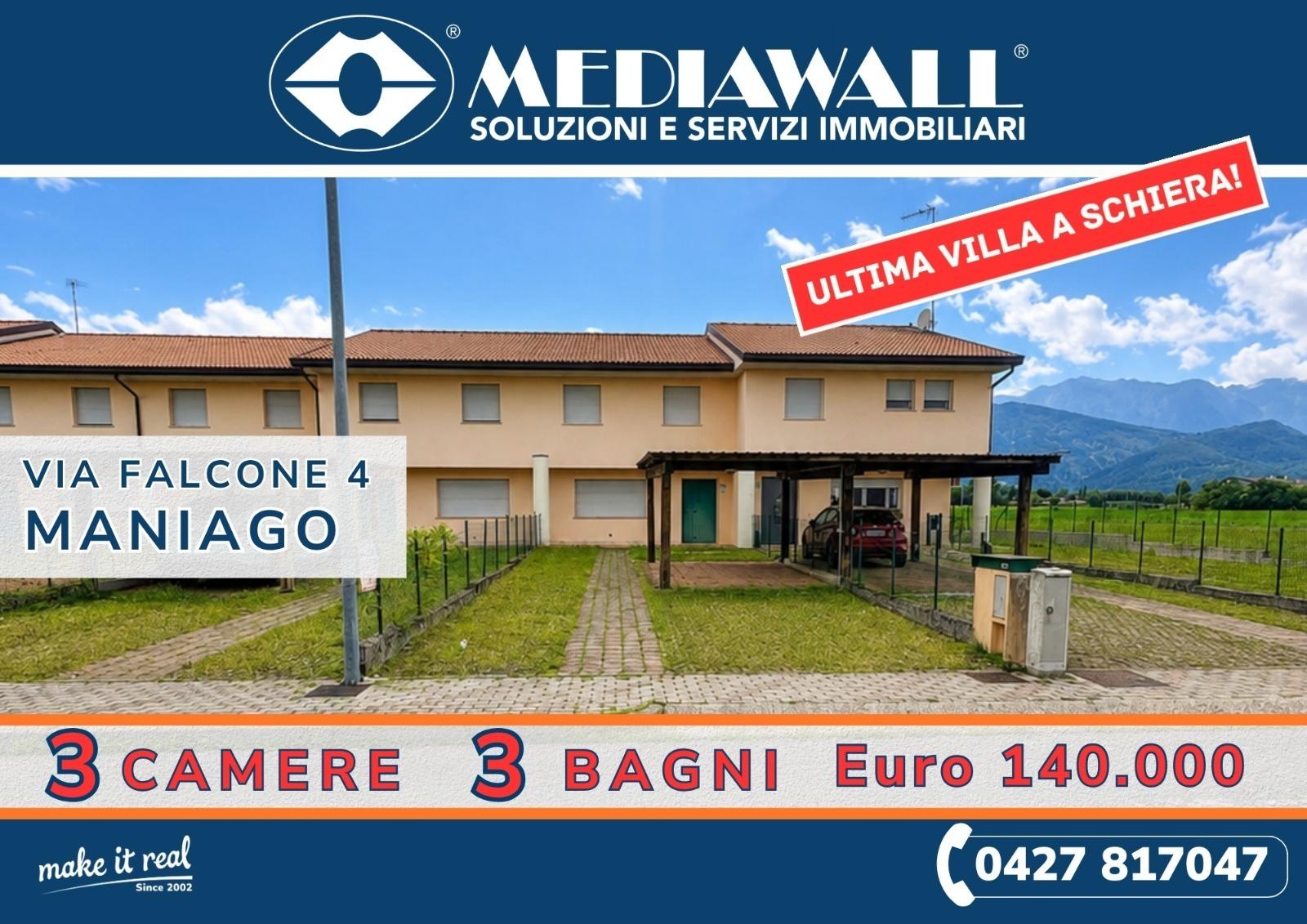Villa a schiera in Via Falcone 4, Maniago