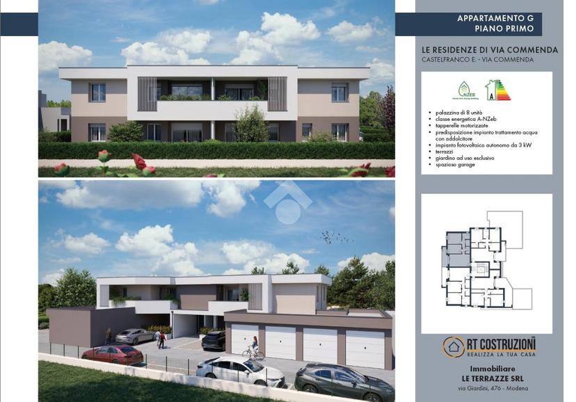 Trilocale in Via Commenda 77, Castelfranco Emilia — foto 3 di 5