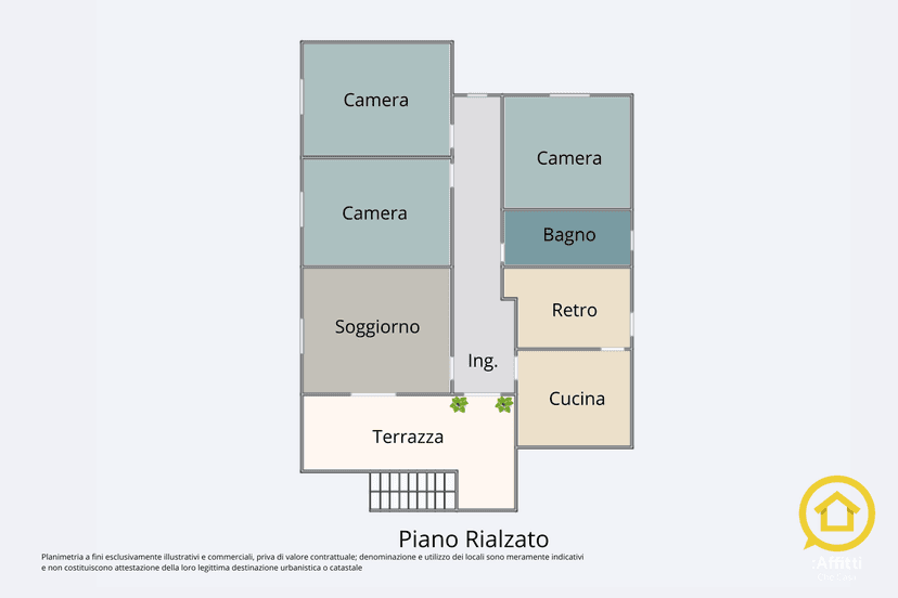 Stanza in appartamento in Via Prima Ancona 290, Cesena — foto 2 di 5