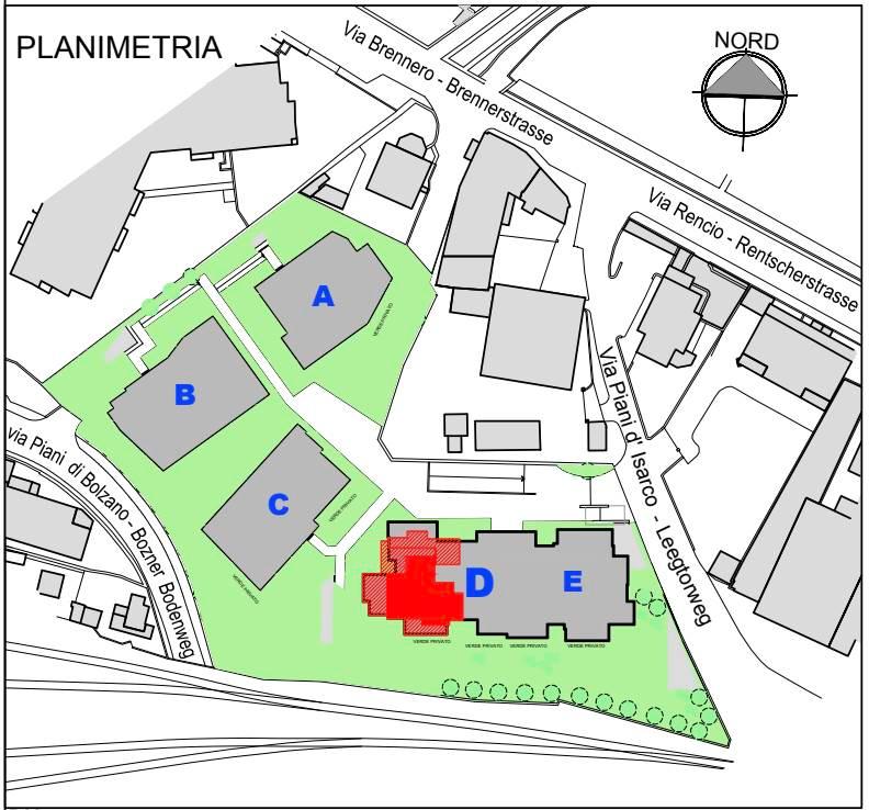 Quadrilocale in Via Piani d'Isarco, Bolzano