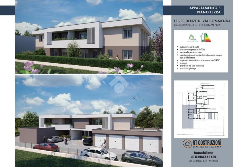Trilocale in Via Commenda 77, Castelfranco Emilia — foto 3 di 5