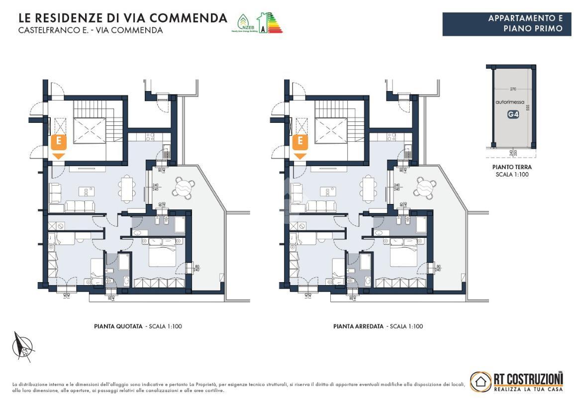 Trilocale in Via Commenda 77, Castelfranco Emilia